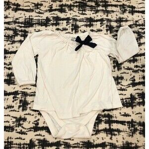Baby Gap Baby Girl White Dress Jumper Bodysuit 18/24 months